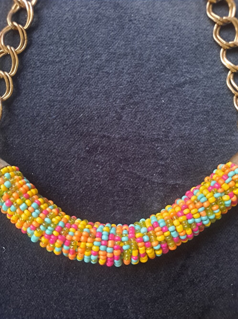 Kids Multicolor Beaded Bracelet - Bright Yellow, Pink, Turquoise